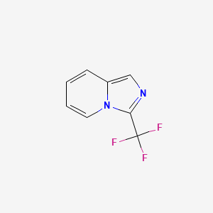 molecular formula C8H5F3N2 B3248769 3-(Trifluoromethyl)imidazo[1,5-A]pyridine CAS No. 1890517-65-3