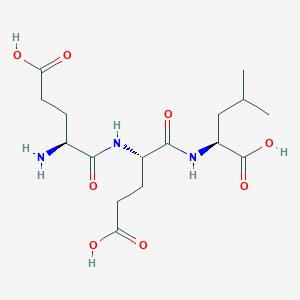 molecular formula C16H27N3O8 B3248777 H-Glu-Glu-Leu-OH CAS No. 189080-99-7