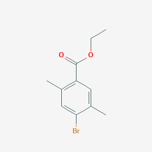 molecular formula C11H13BrO2 B3248789 Ethyl 4-bromo-2,5-dimethylbenzoate CAS No. 189208-35-3