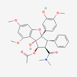 molecular formula C31H33NO9 B3248803 Rocaglamide I CAS No. 189322-68-7