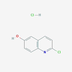 molecular formula C9H7Cl2NO B3248809 2-Chloroquinolin-6-ol hydrochloride CAS No. 189362-46-7