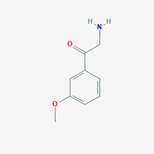 molecular formula C9H11NO2 B3248815 2-Amino-1-(3-methoxyphenyl)ethanone CAS No. 189506-47-6