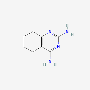 molecular formula C8H12N4 B3248861 5,6,7,8-Tetrahydroquinazoline-2,4-diamine CAS No. 1899-40-7