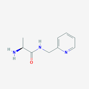 molecular formula C9H13N3O B3248883 (S)-2-Amino-N-pyridin-2-ylmethyl-propionamide CAS No. 190122-99-7