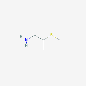 molecular formula C4H11NS B3248927 2-(甲硫基)丙胺 CAS No. 19054-32-1