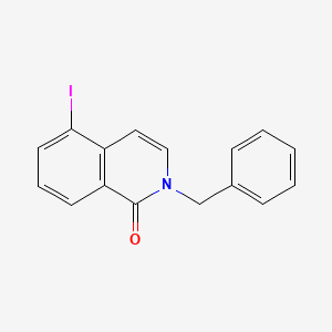 molecular formula C16H12INO B3248940 2-Benzyl-5-iodoisoquinoline-1(2H)-one CAS No. 190777-78-7