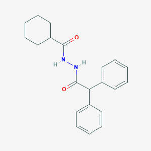 molecular formula C21H24N2O2 B324899 N'-(2,2-diphenylacetyl)cyclohexanecarbohydrazide 