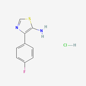 4-(4-Fluorophenyl)-1,3-thiazol-5-amine hydrochloride