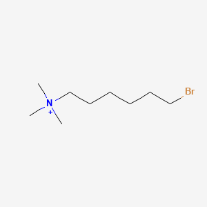molecular formula C9H21BrN+ B3249090 6-Bromohexyltrimethylaminium CAS No. 191086-27-8