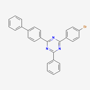 2-(Biphenyl-4-yl)-4-(4-bromophenyl)-6-phenyl-1,3,5-triazine