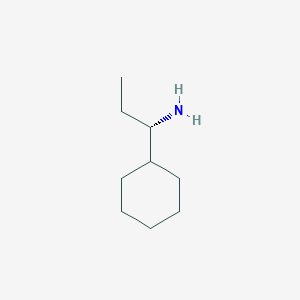 molecular formula C9H19N B3249135 (S)-1-环己基丙-1-胺 CAS No. 19146-53-3