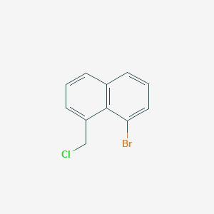 molecular formula C11H8BrCl B3249174 1-Bromo-8-(chloromethyl)naphthalene CAS No. 19190-48-8