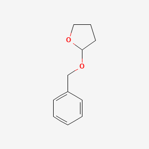 molecular formula C11H14O2 B3249218 2-(Benzyloxy)tetrahydrofuran CAS No. 1927-58-8