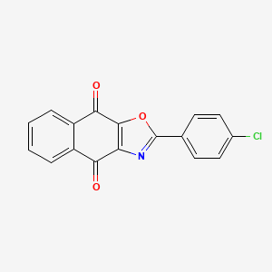 2-(4-Chlorophenyl)naphtho[2,3-d]oxazole-4,9-dione