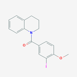 molecular formula C17H16INO2 B324926 1-(3-Iodo-4-methoxybenzoyl)-1,2,3,4-tetrahydroquinoline 