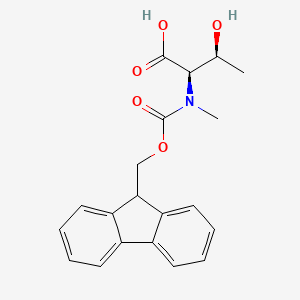 (2R,3S)-2-((((9H-Fluoren-9-yl)methoxy)carbonyl)(methyl)amino)-3-hydroxybutanoic acid