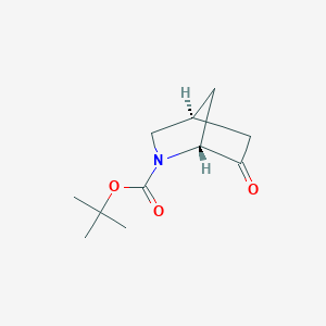 molecular formula C11H17NO3 B3249313 tert-butyl (1R,4S)-6-oxo-2-azabicyclo[2.2.1]heptane-2-carboxylate CAS No. 1932285-09-0