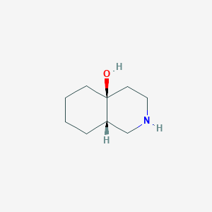 molecular formula C9H17NO B3249323 (4As,8as)-octahydroisoquinolin-4a(2h)-ol CAS No. 1932513-71-7