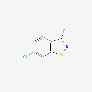 molecular formula C7H3Cl2NS B3249333 3,6-二氯-1,2-苯并异噻唑 CAS No. 19331-18-1