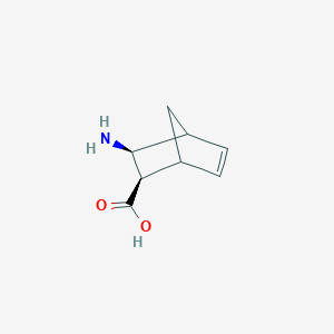 molecular formula C8H11NO2 B3249334 rac-(2R,3S)-3-Aminobicyclo[2.2.1]hept-5-ene-2-carboxylic acid CAS No. 1933715-91-3