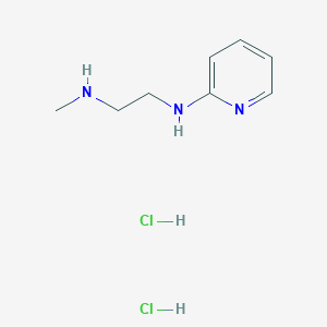 molecular formula C8H15Cl2N3 B3249377 N1-methyl-N2-(pyridin-2-yl)ethane-1,2-diamine dihydrochloride CAS No. 193473-63-1