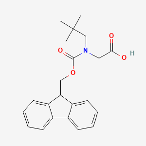 molecular formula C22H25NO4 B3249407 2-[(2,2-dimethylpropyl)({[(9H-fluoren-9-yl)methoxy]carbonyl})amino]acetic acid CAS No. 1935967-49-9