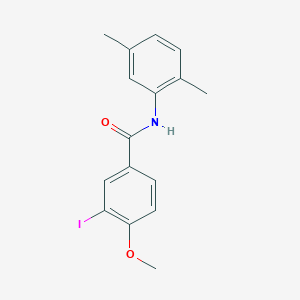 molecular formula C16H16INO2 B324941 N-(2,5-dimethylphenyl)-3-iodo-4-methoxybenzamide 