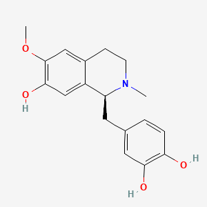 molecular formula C18H21NO4 B3249418 (S)-3'-Hydroxy-N-methylcoclaurine CAS No. 1936-17-0