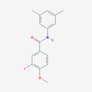 molecular formula C16H16INO2 B324942 N-(3,5-dimethylphenyl)-3-iodo-4-methoxybenzamide 