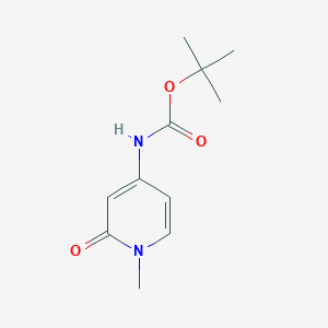 molecular formula C11H16N2O3 B3249426 Tert-butyl (1-methyl-2-oxo-1,2-dihydropyridin-4-yl)carbamate CAS No. 1936174-78-5