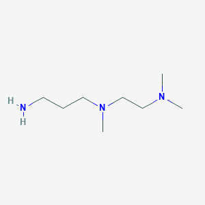 molecular formula C8H21N3 B3249508 {2-[(3-氨基丙基)(甲基)氨基]乙基}二甲胺 CAS No. 19475-29-7