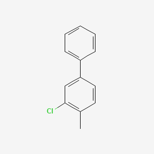 molecular formula C13H11Cl B3249516 2-Chloro-1-methyl-4-phenylbenzene CAS No. 19482-08-7