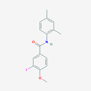 molecular formula C16H16INO2 B324953 N-(2,4-dimethylphenyl)-3-iodo-4-methoxybenzamide 