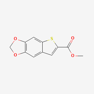 molecular formula C11H8O4S B3249530 Methyl 1,3-dioxa-5-thia-s-indacene-6-carboxylate CAS No. 19492-85-4