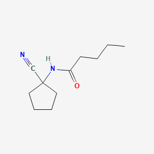 N-(1-cyanocyclopentyl)pentanamide
