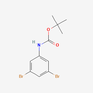 molecular formula C11H13Br2NO2 B3249552 Tert-butyl N-(3,5-dibromophenyl)carbamate CAS No. 195134-70-4