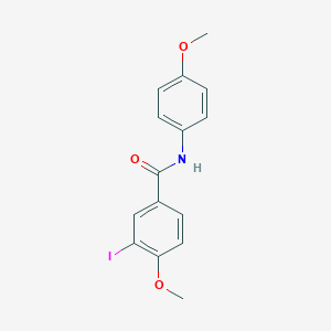 molecular formula C15H14INO3 B324960 3-iodo-4-methoxy-N-(4-methoxyphenyl)benzamide 
