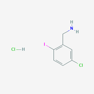 (5-Chloro-2-iodophenyl)methanamine hydrochloride