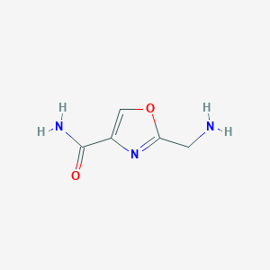 2-(Aminomethyl)-1,3-oxazole-4-carboxamide