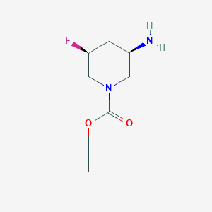Tert-butyl (3R,5S)-3-amino-5-fluoropiperidine-1-carboxylate