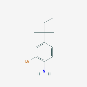 2-Bromo-4-(tert-pentyl)aniline
