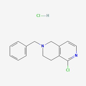 2-Benzyl-5-chloro-1,2,3,4-tetrahydro-2,6-naphthyridine hydrochloride