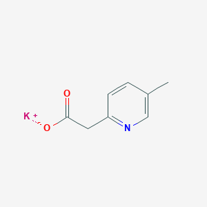 molecular formula C8H8KNO2 B3249685 Potassium 2-(5-methylpyridin-2-yl)acetate CAS No. 1956335-49-1