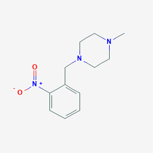 molecular formula C12H17N3O2 B3249693 1-Methyl-4-(2-nitrobenzyl)piperazine CAS No. 19577-82-3