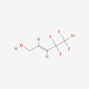 molecular formula C5H5BrF4O B3249720 5-Bromo-4,4,5,5-tetrafluoropent-2-en-1-ol CAS No. 196597-11-2