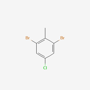 molecular formula C7H5Br2Cl B3249725 4-氯-2,6-二溴甲苯 CAS No. 196712-73-9
