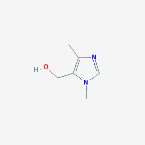 molecular formula C6H10N2O B3249728 (1,4-dimethyl-1H-imidazol-5-yl)methanol CAS No. 19673-78-0
