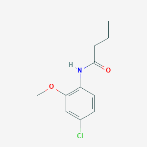 N-(4-chloro-2-methoxyphenyl)butanamide