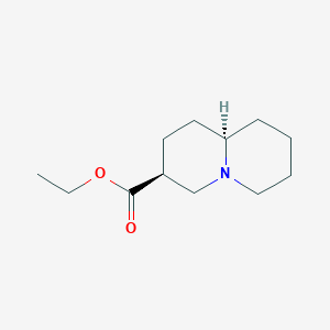 molecular formula C12H21NO2 B3249777 trans-Ethyl octahydro-1H-quinolizine-3-carboxylate CAS No. 19728-77-9