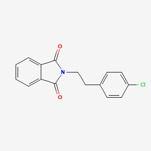 molecular formula C16H12ClNO2 B3249801 2-[2-(4-chlorophenyl)ethyl]-1H-isoindole-1,3(2H)-dione CAS No. 197501-89-6